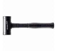 Maillet BLACKCRAFT, avec manche en tube d'acier incassable, habillé de PUR et ergonomique, poignée antidérapante - D=40 mm - 3379.040