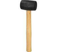 Maillet caoutchouc 300g - tête Ø 52 mm - avec manche frêne galbé