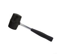 Maillet Caoutchouc 500g Acier Anti-Choc Maillet Caoutchouc 500g | Tête 500g, acier épaisse, grip antidérapant, réduction vibrations, frappe efficace(400g)