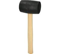 Maillet caoutchouc 500g - tête Ø60mm - avec manche frêne galbé