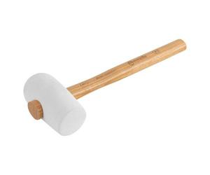 Maillet caoutchouc forme carreleur, blanc