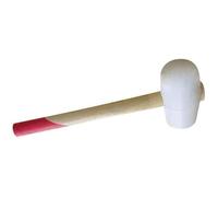 Maillet de carreleur en caoutchouc blanc - Fischer Darex - Diamètre 65mm