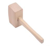 Maillet de charpentier en bois dur 350 g pour maillet de menuisier | Hêtre massif, manche ergonomique, haute dureté, pour projets en bois, montage de meubles