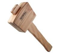 Maillet de menuisier en hêtre Faithfull 102 mm (4 po) Bois dur certifié FSC | Maillet de menuiserie en hêtre à fil droit pour ciseaux à bois, travail du bois, assemblages et ébénisterie