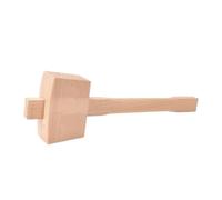 maillet en bois 1 pièce de marteau for la sculpture sur bois | Mini marteau en hêtre menuiserie marteau à tête ronde/carrée en bois massif(M-Square)