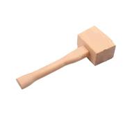 maillet en bois Marteau en hêtre massif | Charpentier menuiserie cuir sculpter maillet manche en bois(Color 3)