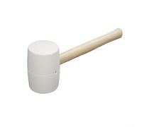 Maillet en Caoutchouc avec Manche en pour bois Ergonomique pour Pose de pour carrelage et Pavés - Outil de Frappe pour précis 34cm