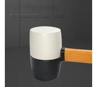 Maillet en caoutchouc, revêtement de sol à double tête et marteau d'installation de carrelage avec poignée en plastique, outil anti-marquage, 29 à 32 cm (500 g)