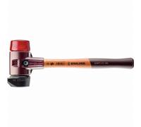 Maillet HALDER SIMPLEX Caoutchouc chargé, avec pied intégré / plastique, avec boîtier en fonte malléable et manche en bois de haute qualité - D=60 mm - 3026.260