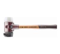 Halder Maillet SIMPLEX 3027.280 – caoutchouc chargé, pied intégré, D 80 mm, manche bois