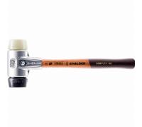 Maillet HALDER SIMPLEX Caoutchouc chargé / nylon avec boîtier en aluminium et manche en bois - D=60 mm - 3128.060