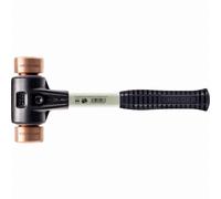 Maillet HALDER SIMPLEX Cuivre avec boîtier en fonte malléable renforcée et manche en fibre de verre - D=40 mm - 3704.040