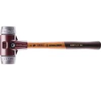 Maillet HALDER SIMPLEX Métal doux avec boîtier en fonte malléable et manche en bois - D=50 mm - 3009.050