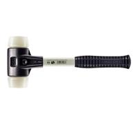 Maillet HALDER SIMPLEX Nylon avec boîtier en fonte malléable renforcée et manche en fibre de verre - D=80 mm - 3708.080