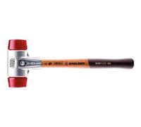Maillet HALDER SIMPLEX Plastique avec boîtier en aluminium et manche en bois - D=40 mm - 3106.040