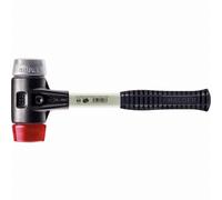 Maillet HALDER SIMPLEX Plastique / métal doux avec boîtier en fonte malléable renforcée et manche en fibre de verre - D=40 mm - 3769.040