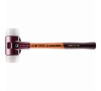 Maillet HALDER SIMPLEX Superplastique avec boîtier en fonte malléable et manche en bois - D=40 mm - 3007.040