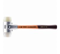 Maillet HALDER SIMPLEX Superplastique / plastique avec boîtier en aluminium et manche en bois - D=50 mm - 3178.050