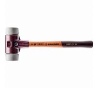 Maillet HALDER SIMPLEX TPE moyen avec boîtier en fonte malléable et manche en bois - D=50 mm - 3003.050