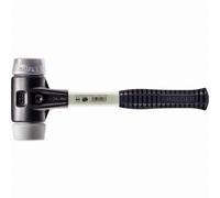 Maillet HALDER SIMPLEX TPE moyen / métal doux avec boîtier en fonte malléable renforcée et manche en fibre de verre - D=30 mm - 3739.030