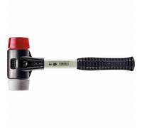 Halder Maillet SIMPLEX 3736.040 - Tête TPE moyen 40 mm, fonte malléable renforcée, manche fibre