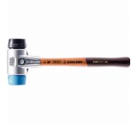 Maillet HALDER SIMPLEX TPE souple / TPE souple avec boîtier en aluminium et manche en bois - D=50 mm - 3112.050
