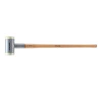 Maillet sans rebond, avec manche, vernis, en Hickory réduisant les vibrations, ergonomique | D=100 mm/Poids=6500 g | 3366.0S6