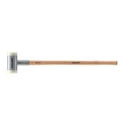 Maillet sans rebond, avec manche, vernis, en Hickory réduisant les vibrations, ergonomique - D=80 mm / Poids=3600 g - 3366.0S3