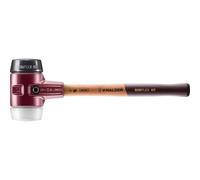 Halder Maillet SIMPLEX 3027.080 – Caoutchouc chargé, boîtier en fonte malléable, manche bois Ø80 mm