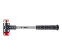 Maillet HALDER SIMPLEX Cuivre / plastique avec boîtier en fonte malléable renforcée et manche en fibre de verre - D=30 mm - 3746.030