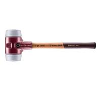 Maillet HALDER SIMPLEX TPE moyen avec boîtier en fonte malléable et manche en bois - D=80 mm - 3003.080