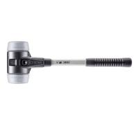 Maillet SIMPLEX, TPE moyen; avec boîtier en fonte malléable renforcée et manche en fibre de verre | D=80 mm | 3703.080