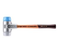 Maillet SIMPLEX, TPE souple/TPE moyen; avec boîtier en aluminium et manche en bois | D=50 mm | 3113.050