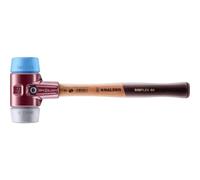Halder - Maillet SIMPLEX 3013.060 - TPE souple, boîtier fonte malléable, manche bois, Ø60 mm