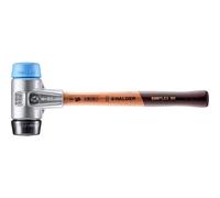 Maillet HALDER SIMPLEX TPE souple / TPE souple avec boîtier en aluminium et manche en bois - D=50 mm - 3112.050