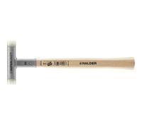Maillet SUPERCRAFT, avec manche, vernis, en Hickory réduisant les vibrations, ergonomique - D=20 mm - 3366.020