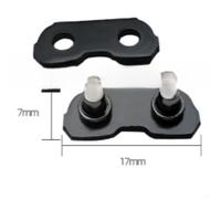 Maillon de pour chaîne Tronçonneuse 6x15.5mm Fer pour robuste(Large 3/8) | Installation outils, dimension 5.2x16.5mm, ajustement pour précis, gain de temps
