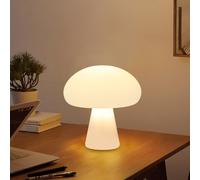 Maimeili Lampe de Table Champignon Portable LED Commande Tactile Sans Fil Rechargeable Variateur Continu 3 Couleurs Décoration pour Chambre, Bar, Café, Patio