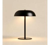 Maimeili Lampe de Table Champignon Portable LED Commande Tactile Sans Fil Rechargeable Variateur Continu 3 Couleurs Décoration pour Chambre, Bar, Café, Patio