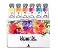 Maimeri Blu, Jeannie Dickson Kit de peinture aquarelle, 12 ml, 6 tubes - Fournitures de peinture aquarelle professionnelles