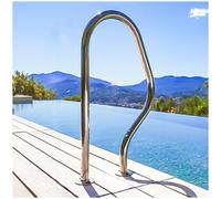 Main Courante de Piscine, Rampe de Piscine Acier INOX, Mains Courantes Rampes de Piscine en Acier Inoxydable 304, Mains Courantes Courbées de Piscine pour Sortie Entrée Piscine (1 Pack) (A4, 1.5MM)