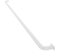 Main courante de rampe d'escalier blanche - Kit complet. Main courante de sécurité pour rampe d'escalier en fer forgé - Barre d'appui extérieure 60 cm 80 cm 100 cm 150 cm 2 m 3 m ( Size : 80cm )