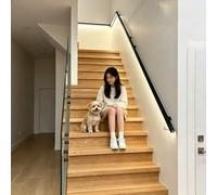 Main Courante D'escalier À LED Avec Détecteur De Mouvement, Main Courante Lumineuse En Aluminium Pour Escaliers Et Couloirs(Right,150cm/4.92ft)
