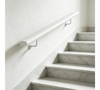 Main courante d'escalier pour escalier intérieur et extérieur, rampe murale en métal, barre d'appui antidérapante, rampe de terrasse de porche(400cm)