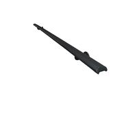 Main courante en fer forgé modèle étrusque, noir anthracite, 50-400 cm, avec supports et chevilles, pour escaliers (nero antracite, 340 cm)