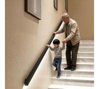 Main Courante Murale À LED Pour Intérieur, Main Courante D'escalier À LED Avec Détecteur De Mouvement Pour La Sécurité Et L'ambiance Dans Les Escaliers Et Les Couloirs(Left,120cm/3.93ft)