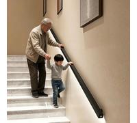 Main Courante Murale À LED Pour Intérieur, Main Courante D'escalier À LED Avec Détecteur De Mouvement Pour La Sécurité Et L'ambiance Dans Les Escaliers Et Les Couloirs(Right,250cm/8.2ft)