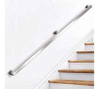 Main courante murale en métal pour marche, 1 m 1,5 m 2 m 2,5 m 3 m | Rampe d'escalier en acier inoxydable, tige de Support, rampes antidérapantes(5.7m)