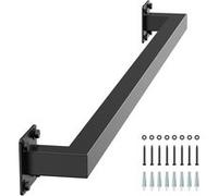 Main courante murale VEVOR 121,5 cm - 113,4 kg - Acier Carbone - Noir