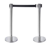 Main courante pour escaliers, rampe d'escalier, rampe murale, en acier | Main courante murale - 90 cm - Pour l'intérieur et l'extérieur - En acier inoxydable - Épaisseur : 0,5 mm